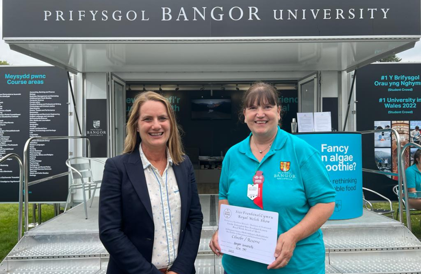 Virginia with Bangor University