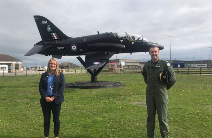 Virginia visits RAF Valley