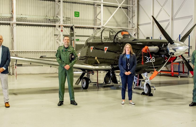 Virginia visits RAF Valley