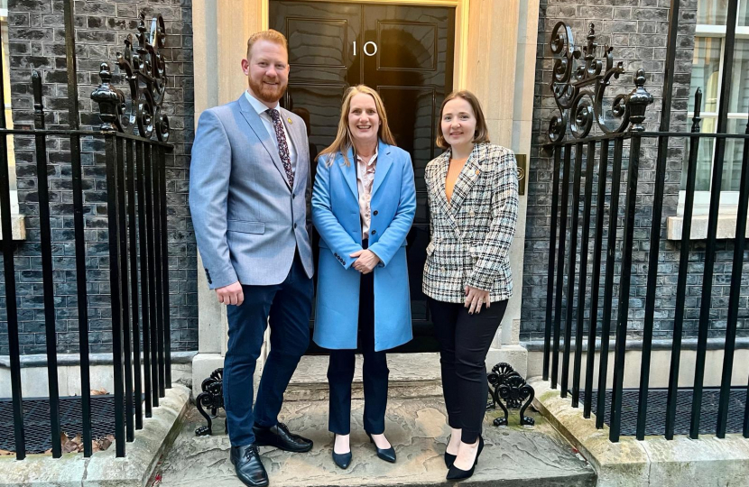 Benllech fish and chip shop owners at Downing Street