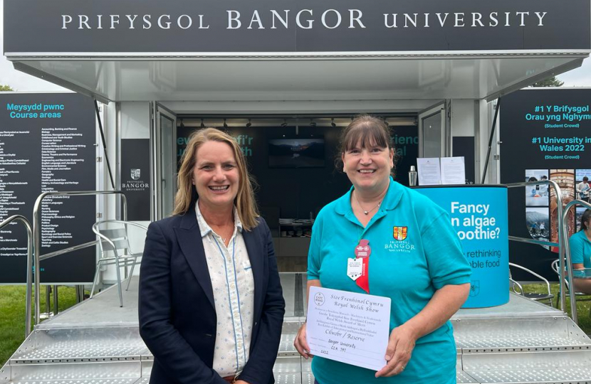 Virginia with Bangor University