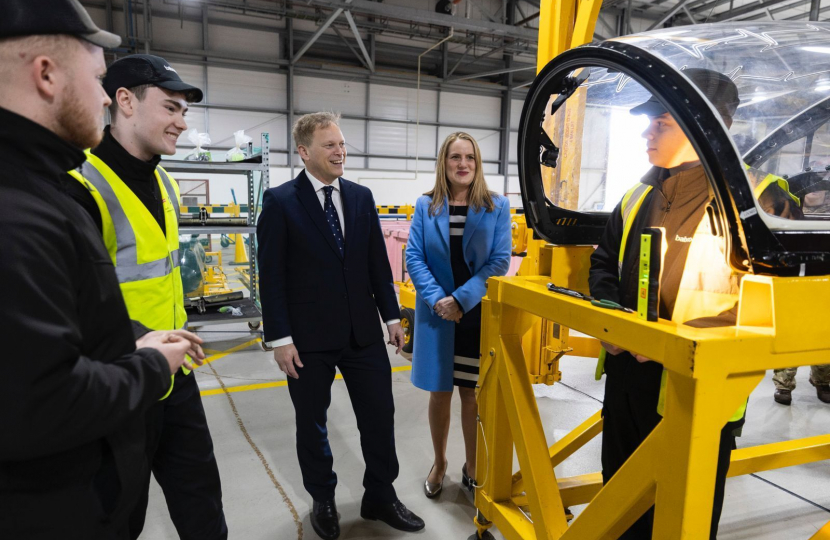 I visited RAF Valley with defence secretary Grant Shapps 