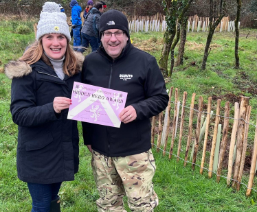 Caergeiliog scout leader is my February Hidden Hero