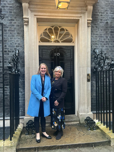 Ynys Môn Gymnastics Club leader goes to Downing Street with Myself